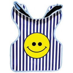 Cling Shield® Petite/Child Protectall Apron with Neck Collar - Tooth Print